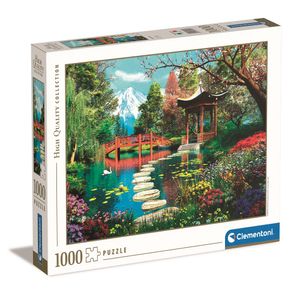 Rompecabezas 2D 1000 piezas Jardines del Monte Fuji - Clementoni 39513