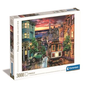 Rompecabezas 2D 3000 piezas San Francisco - Clementoni 33547
