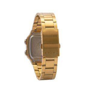 Reloj Skmei 1335 Digital Cuadrado Color Negro con Oro