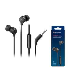 Audifonos Motorola IN EAR Wired Earbuds 3-S - Negro