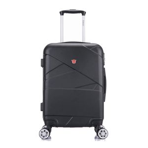 Maleta cabinera Dukap Niza 4 ruedas, capacidad 10 kg, negro