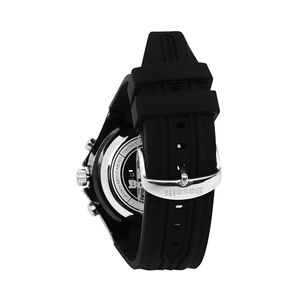 Reloj Boselli B130 Acuático Doble Hora Color Negro