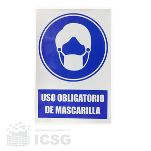 Señal Uso Obligatorio de Mascarilla + Regalo