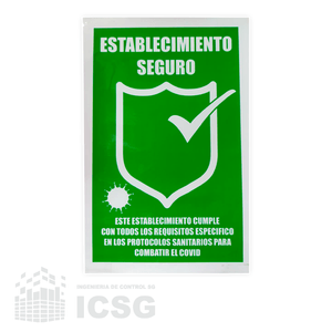 Señal Estableciemiento Seguro + Regalo