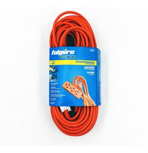 Extensión Uso Rudo Naranja 20mts Calibre 2X16 FP0114 Fulgore
