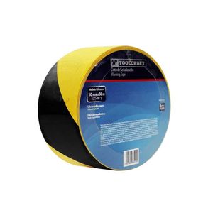 Cinta Señalizacion Autoadherible 30m Amarillo / Negro Toolcraft TC5098