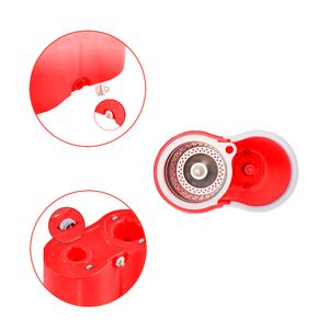 Trapeador con escurridor giratorio automático 2 Mopas Rojo