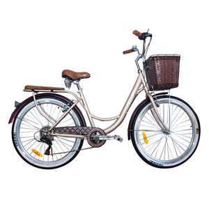 Bicicleta Aro 26 Shimano 7 Speed Oxf 26 - Chocolate / Llantas Kenda