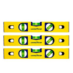 Pack 3x2 Nivel Magnético Imantado Goodyear GY-LV-5001 300 mm CRV