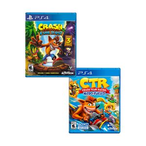 Videojuego PS4 Crash Team Racing + Crash Bandicoot N. Sane Trilogy