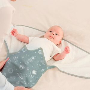 Manta Envolvente Baby Fees Planetas Gris