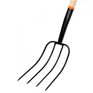 Trinche para Paja Forjado 4 D Mango Mad. 54" Truper 11003