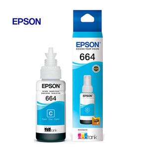 Tinta Epson T664220-Al Cian Para L200