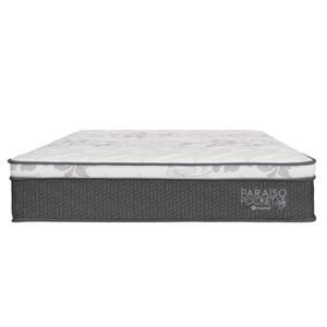 Colchón Paraíso Pocket Star King + 2 almohadas + protector