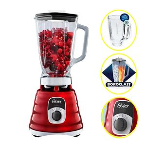 Licuadora clásica Oster BLST4126R 3 velocidades 700W -Rojo