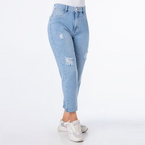 Pantalon Denim Fits Me Pily. Tobillero