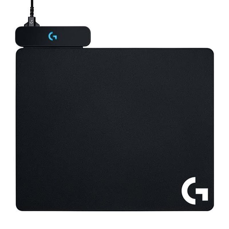 Mouse pad Logitech Powerplay Lightspeed con carga inalámbrica M, 34.4cm