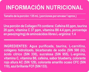 Quemador de Grasa Fitfem Collagen Fit Pack 30 Blueberry