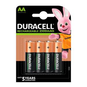 Pilas recargables Duracell de 2500 MAH