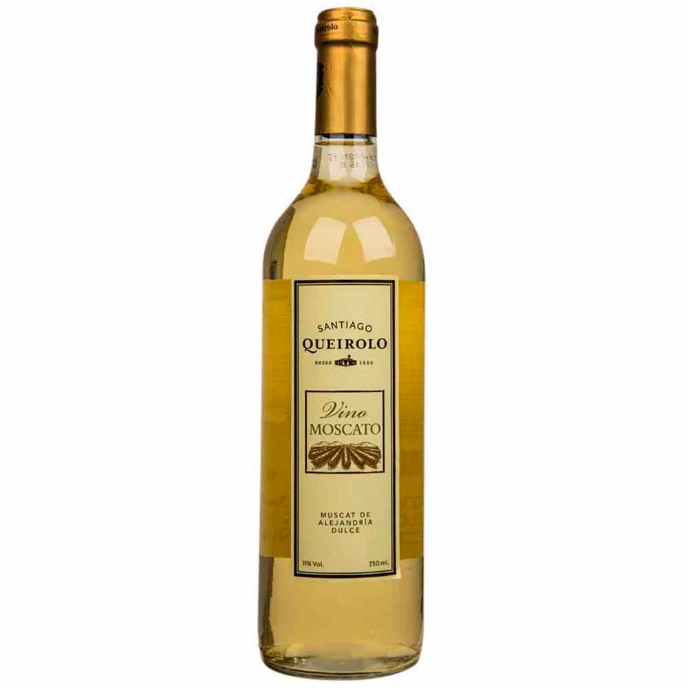 Vino SANTIAGO QUEIROLO Moscato Botella 750ml Real Plaza