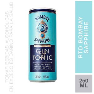 Gin & Tonic BOMBAY RTD Lata 250ml