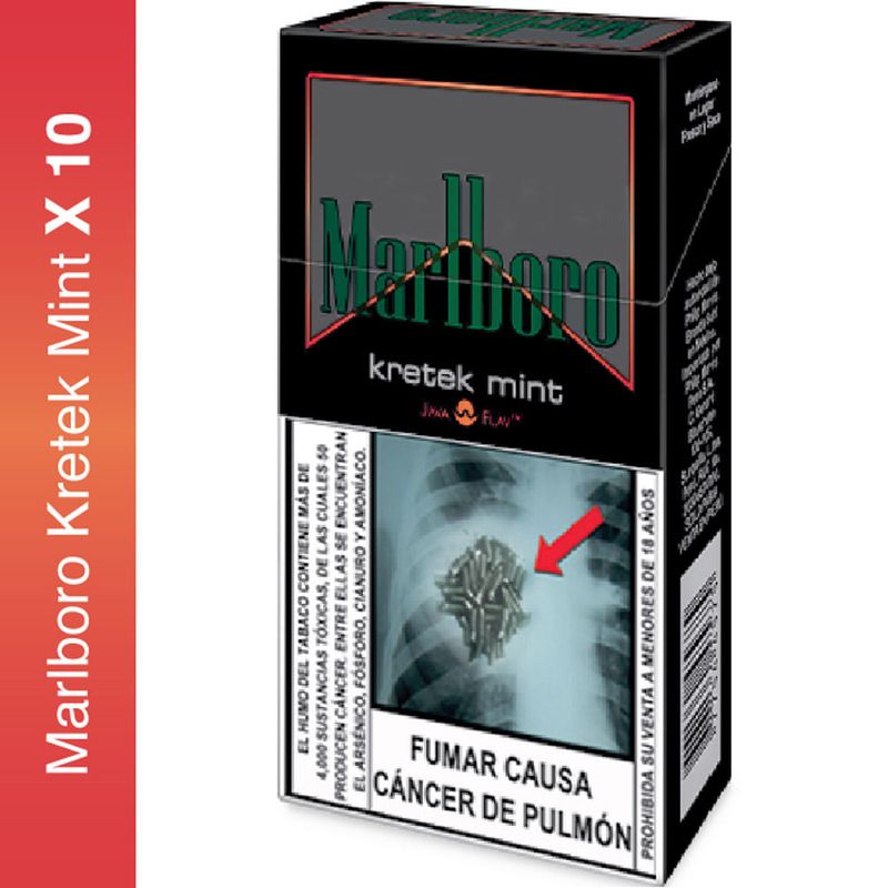 Cigarros MARLBORO Kretek Mint Caja 10un - Real Plaza