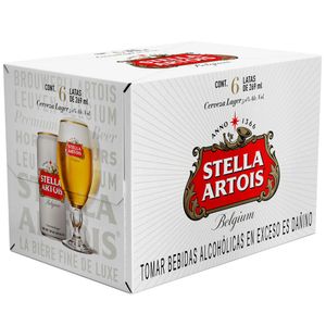 Cerveza STELLA ARTOIS Lata 269ml 6 Pack