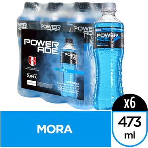 Bebida Rehidratante POWERADE Ion 4 Mora Botella 473ml Paquete 6un