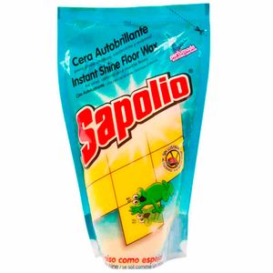 Cera líquida autobrillante SAPOLIO Amarilla Doypack 300Ml