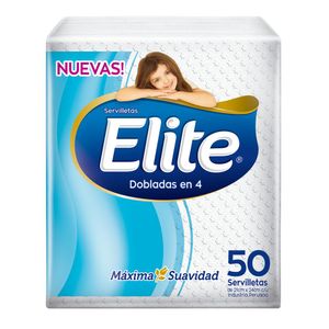 Servilletas de Papel Dobladas ELITE Cocktail Paquete 50un