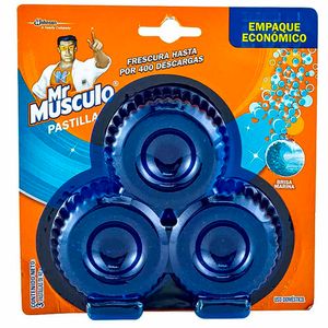 Desinfectante MR.MÚSCULO Tanque Azul Paquete 3un