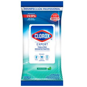 Toallitas Desinfectantes CLOROX Expert Fresh Paquete 60un