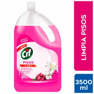 Limpiador de Pisos Líquido CIF Aroma Lirio y Fresias Botella 3.5L
