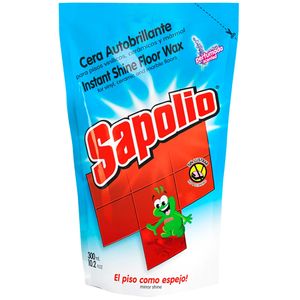 Cera Autobrillante SAPOLIO Rojo Doypack 300ml