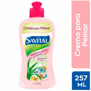 Crema para Peinar SAVITAL Multivitaminas & Sábila Frasco 275ml