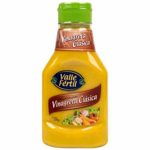 Vinagreta Clásica VALLE FERTIL Aliño Frasco 370g