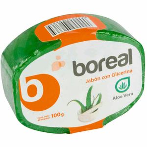 Jabón de Glicerina BOREAL Aloe Vera Barra 100g