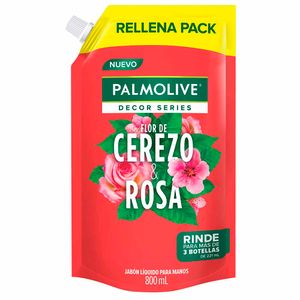 Jabón Líquido PALMOLIVE Flor de Cerezo y Rosa Doypack 800ml