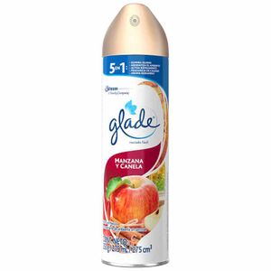 Ambientador en Aerosol GLADE Manzana y Canela Frasco 275ml