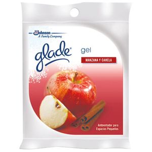 Ambientador en gel GLADE Manzana y canela Empaque 31Gr
