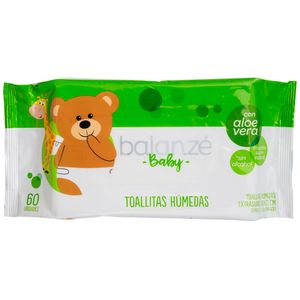 Toallitas Húmedas BALANZE Baby Clásica Paquete 60un