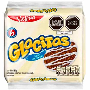 Galletas GLACITAS bañadas en Choconieve Paquete 6un