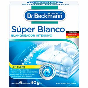 Blanqueador DR. BECKMANN Súper Blanco Caja 6un