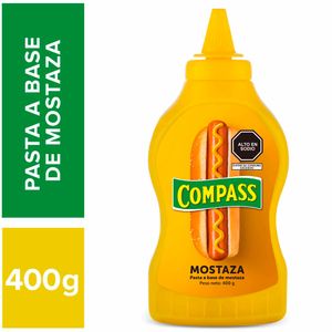 Mostaza COMPASS con Chisguete Frasco 400g
