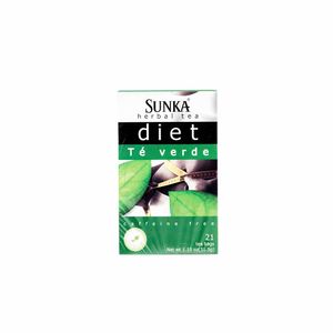 Infusiones SUNKA Dieta Té Verde Caja 21un