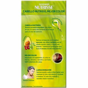 Tinte para Cabello GARNIER Nutrisse 57 Ámbar Caja 1un
