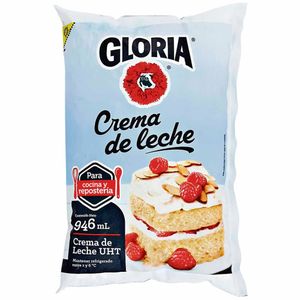 Crema de leche GLORIA Repostería Bolsa 946ml