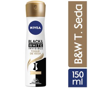 Desodorante en Aerosol para Mujer NIVEA Deo Invisible Black & White Frasco 150ml