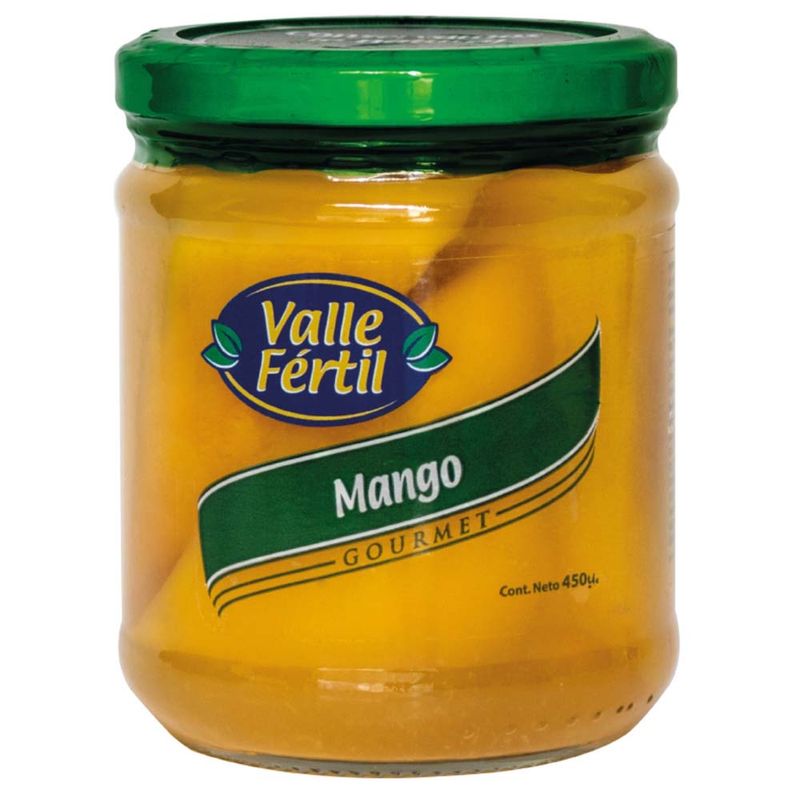 Conserva de Mango en Rodajas VALLE FÉRTIL Frasco 450g Real Plaza