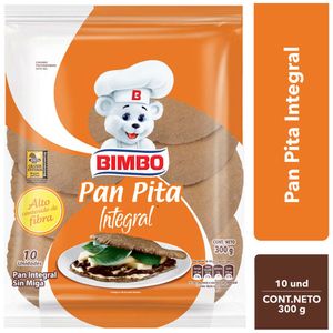 Pan Pita Integral BIMBO Bolsa 300g